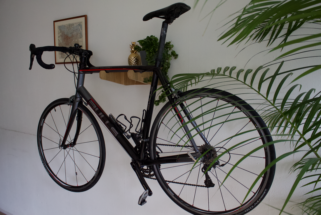 DIY bike hanger tutorial |bike wall mount | bike rack do it yourself