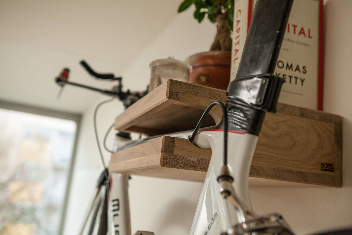 Mount your bike on the wall with a BOTL Amsterdam bike hanger