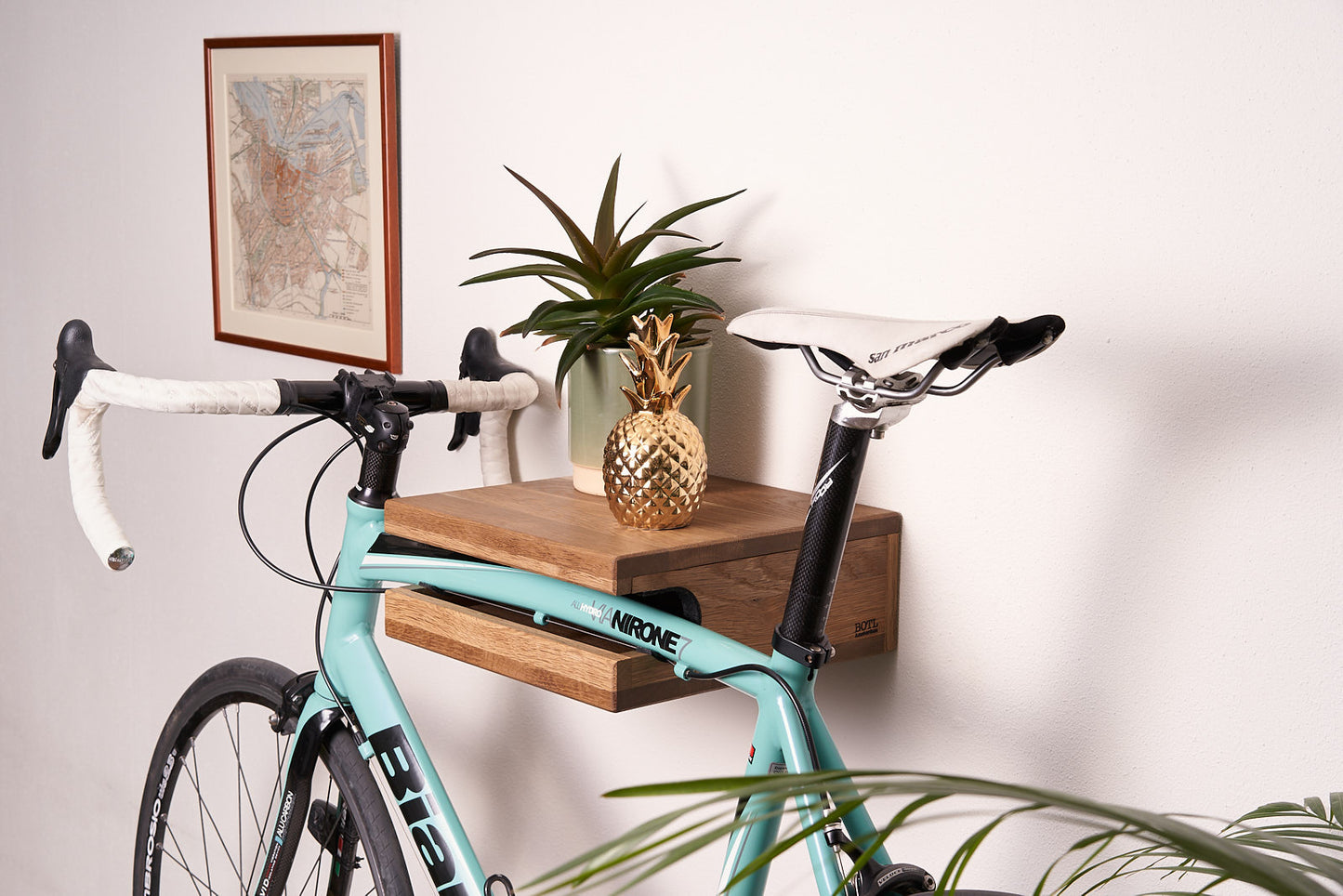 Bike On The Ledge #1 - Gerookt - 100% Eik